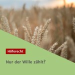 Nur der Wille zählt?