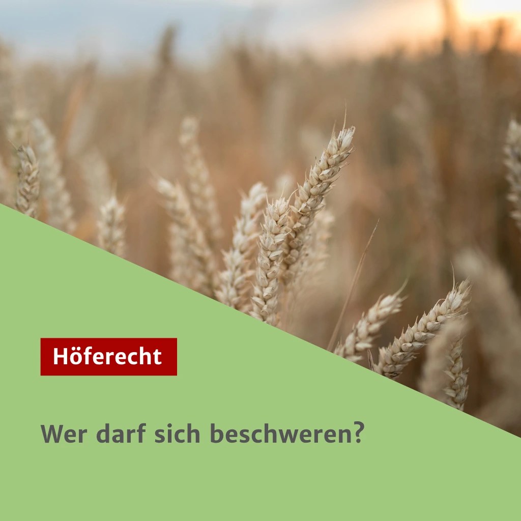 Wer darf sich beschweren?